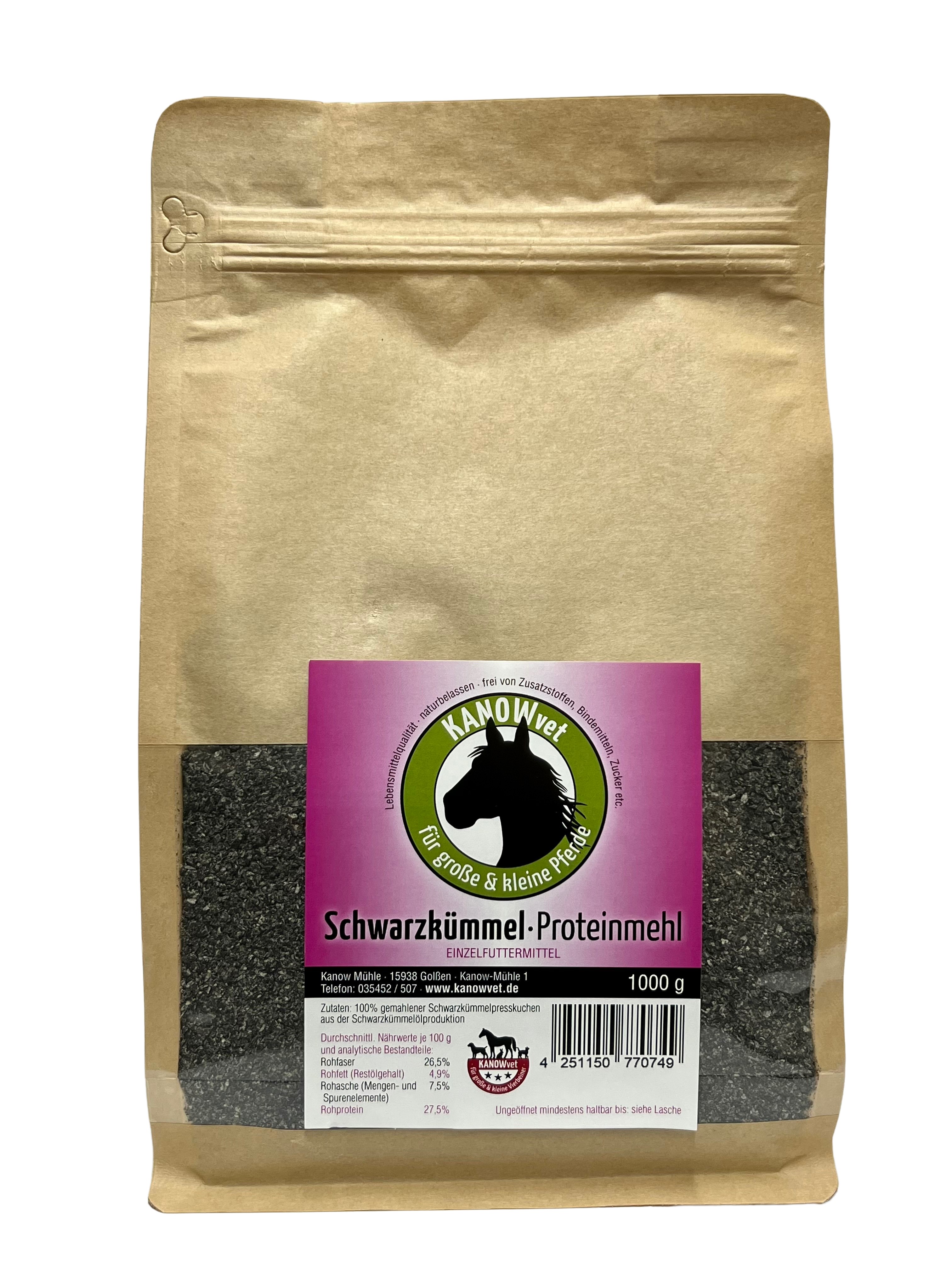Schwarzkümmel-Proteinmehl für Hunde